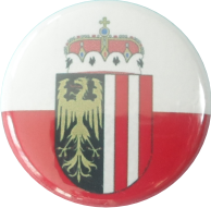 +++Oberösterreich Flagge Button